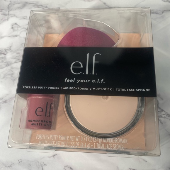 ELF Feel Your e.l.f. Poreless Putty Primer Monochromatic stick total face Sponge - Picture 2 of 5